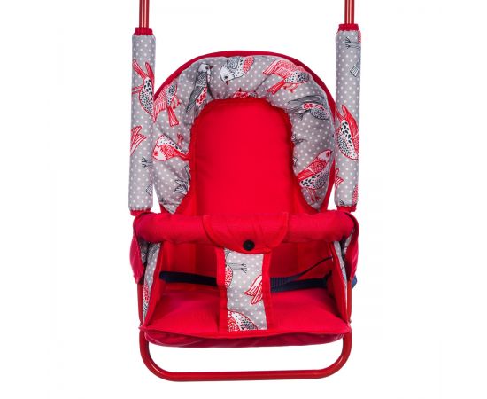 Leagan pentru copii, Top Kids, pentru interior si exterior, Red Birds, Culoare: Multicolor,poza 3