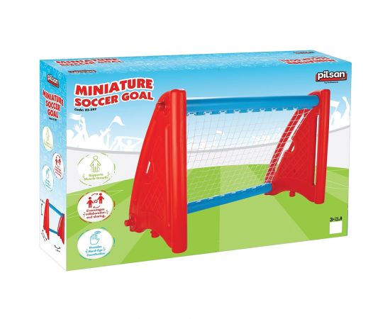Poarta de fotbal pentru copii Pilsan Miniature Soccer Goal red,poza 3