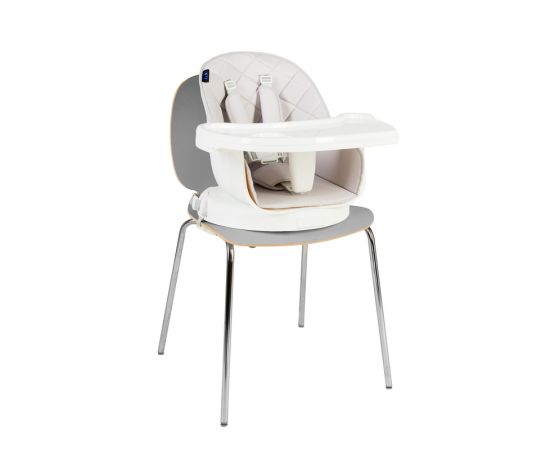 Scaun de masa 3 in 1 Juju Eat&Twist, Gri, Culoare: Gri,poza 4