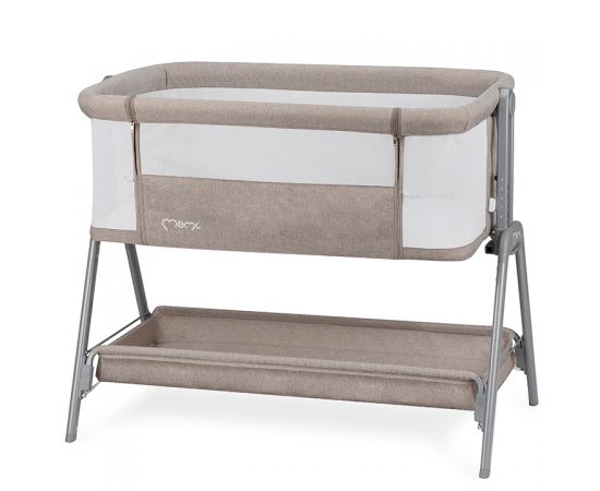 Patut Bebelusi Fibi, Momi, Beige, Culoare: Crem