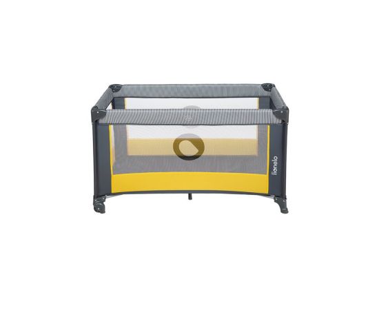 Patut pliant cu un nivel Lionelo Stefi Lemon din Metal, Poliester, 120x60 cm, Galben, Culoare: Galben, Dimensiuni: 120x60,poza 5