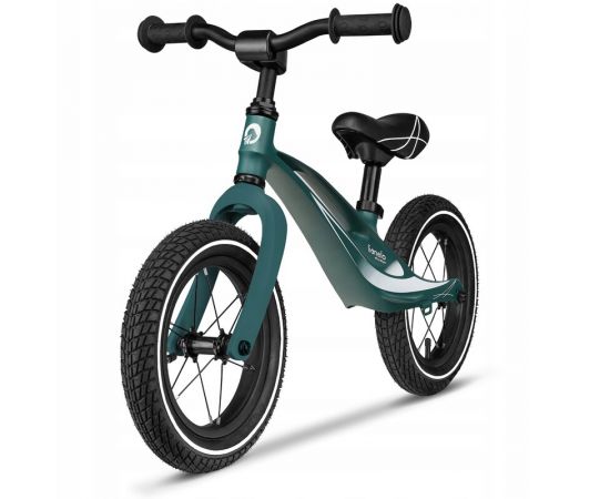 Bicicleta cu roti gonflabile, fara pedale, 12 , Bart, Green Forest Lionelo, Culoare: Verde