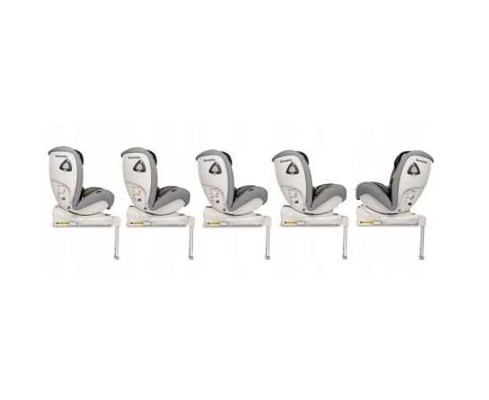 Scaun auto Lionelo Braam, rotativ 360 grade, cu Isofix, 0-36 kg, Stone, Culoare: Gri/Negru, Grupa: 0-36kg (0 luni - 12 ani),poza 10