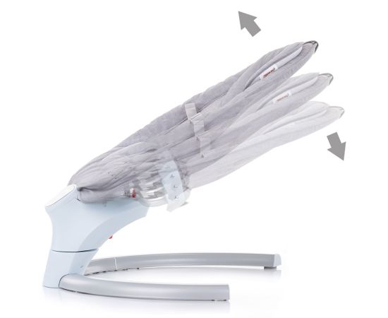 Leagan electric Chipolino Yoga mist, Culoare: Gri deschis,poza 6