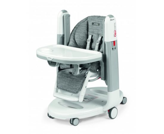 Scaun De Masa 3 in 1 Peg Perego, Tatamia Follow Me, WonderGrey, 0 - 15 Kg, Culoare: Gri,poza 4