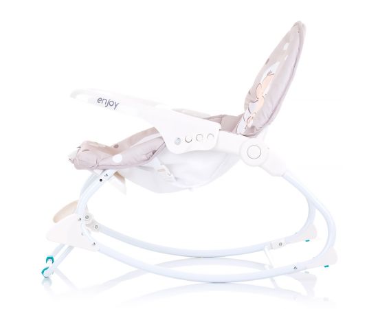 Scaunel balansoar Chipolino Enjoy beige, Culoare: Crem,poza 3