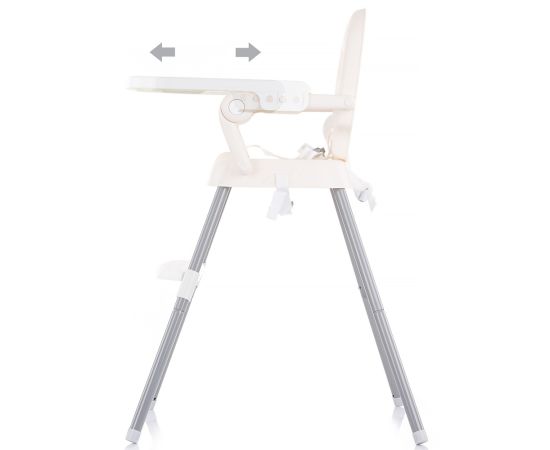 Scaun de masa Chipolino Bonbon 3 in 1 ivory, Culoare: Crem,poza 4