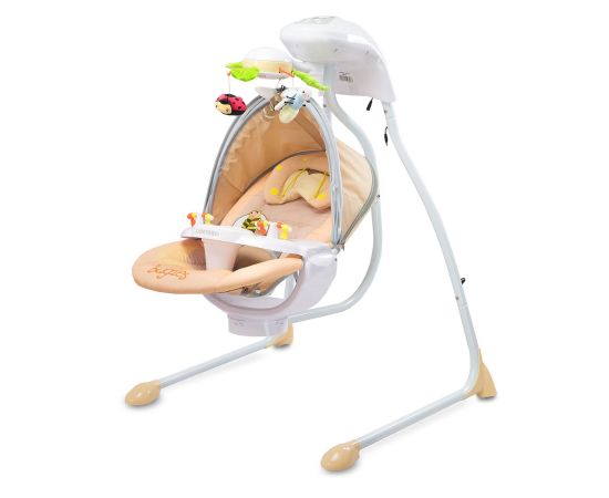 Leagan electric Caretero BUGIES Beige, Culoare: Crem