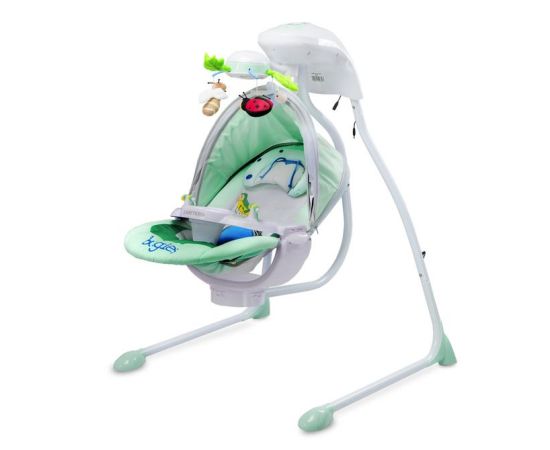 Leagan electric Caretero BUGIES Mint, Culoare: Verde