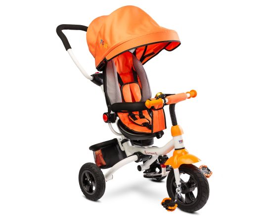Tricicleta pliabila cu scaun reversibil Toyz WROOM Orange, Culoare: Portocaliu
