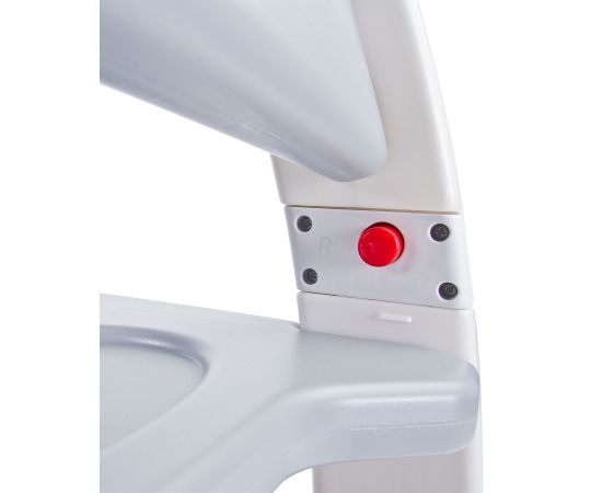 Scaun de masa transformabil Caretero HOMEE 2 in 1 Grey, Culoare: Gri,poza 2