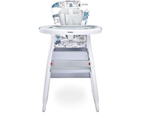 Scaun de masa transformabil Caretero HOMEE 2 in 1 Grey, Culoare: Gri,poza 5
