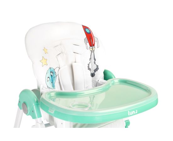 Scaun de masa Caretero LUNA Mint, Culoare: Turquoise,poza 6