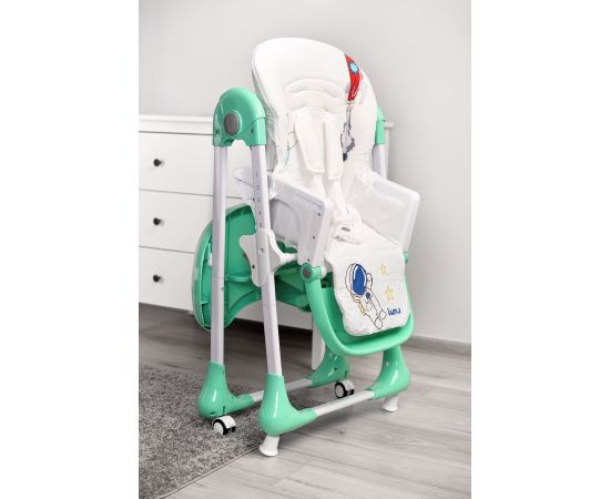 Scaun de masa Caretero LUNA Mint, Culoare: Turquoise,poza 10