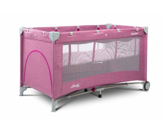 Patut pliant cu etaj intermediar Caretero BASIC PLUS Lavenda, Culoare: Mov, Dimensiuni: 120x60