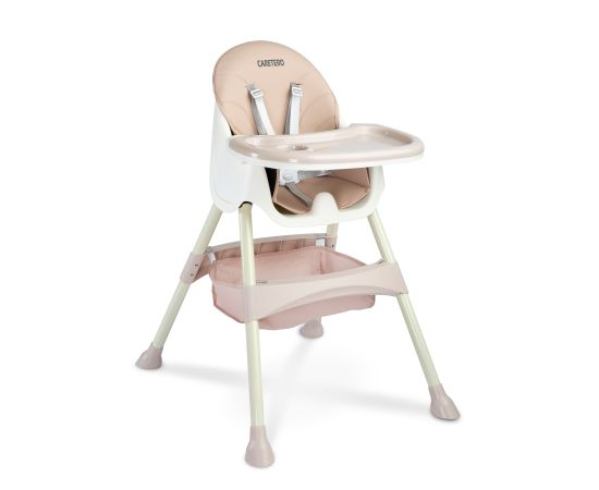 Scaun de masa transformabil Caretero BILL Roz, Culoare: Roz