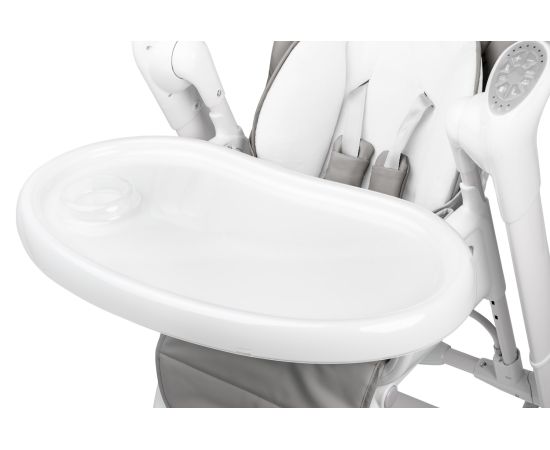 Scaun de masa cu leagan electric Caretero INDIGO 2 in 1 Grey, Culoare: Gri,poza 4