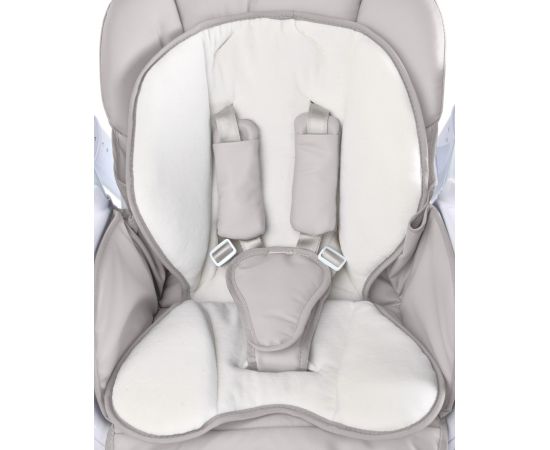 Scaun de masa cu leagan electric Caretero INDIGO 2 in 1 Light Grey, Culoare: Gri deschis,poza 7