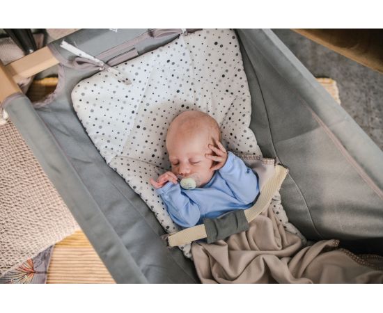 Legan multifunctional bebelusi, 0 luni – 3 ani (20 kg), testat TÜV Rheinland, Beige Stars FW Incababy, Culoare: Crem,poza 10