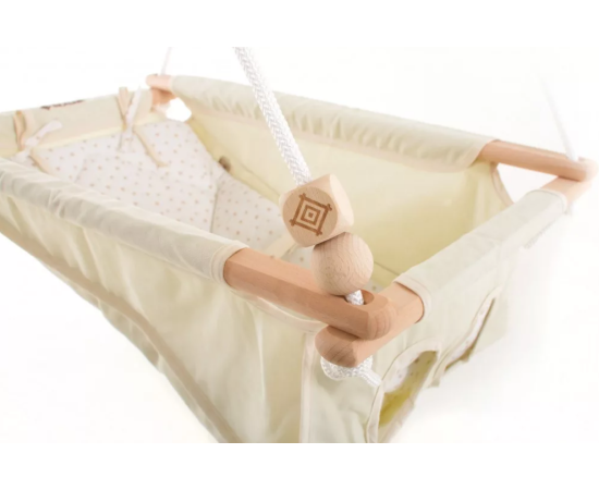 Legan multifunctional bebelusi, 0 luni – 3 ani (20 kg), testat TÜV Rheinland, Beige Stars FW Incababy, Culoare: Crem,poza 3