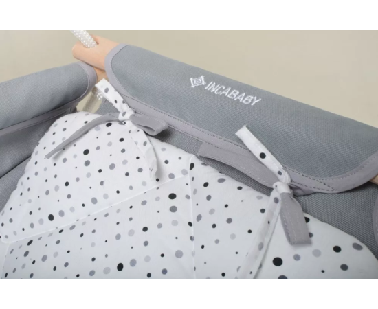 Legan multifunctional bebelusi, 0 luni – 3 ani (20 kg), testat TÜV Rheinland, Dotties FW Incababy, Culoare: Gri,poza 6