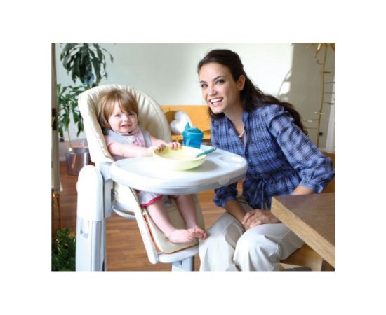 Scaun De Masa 3 in 1 Peg Perego, Tatamia Follow Me Latte, Culoare: Alb/Gri,poza 7