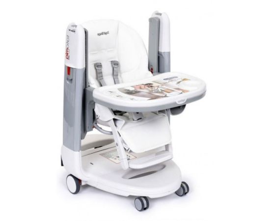 Scaun De Masa 3 in 1 Peg Perego, Tatamia Follow Me Latte, Culoare: Alb/Gri,poza 3