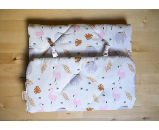 Pernita suplimentara pentru leagan bebelusi, Coco Friends, Culoare: Multicolor,poza 3