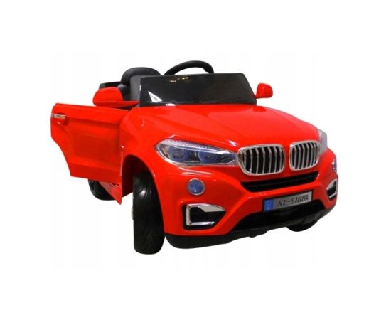 Masinuta electrica cu telecomanda si roti din spuma EVA Cabrio B12 KL-5188 R-Sport - Rosu, Culoare: Rosu