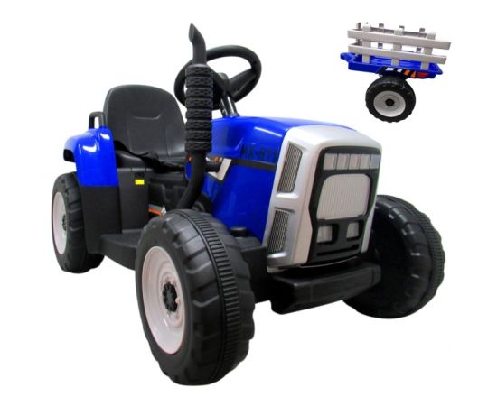 Tractor electric pe baterie si muzica C1 R-Sport - Albastru