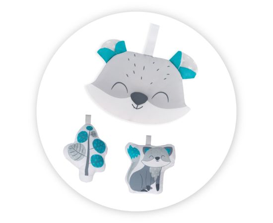 Bouncer MoMi Luis Blue, 0Luni+, Culoare: Blue,poza 6