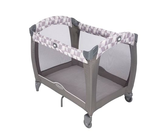 Patut Contour Electra Watney Graco, Culoare: Alb/Gri,poza 2