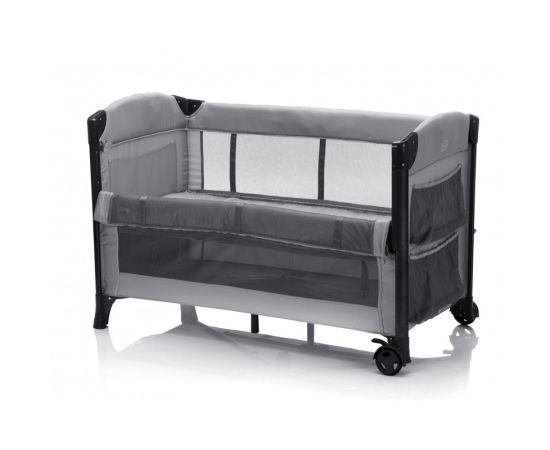 Patut pliabil cu 3 pozitii Grey Fillikid, Culoare: Gri