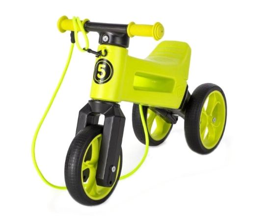 Bicicleta fara pedale Funny Wheels Rider SuperSport 2 in 1 Lime, Culoare: Verde