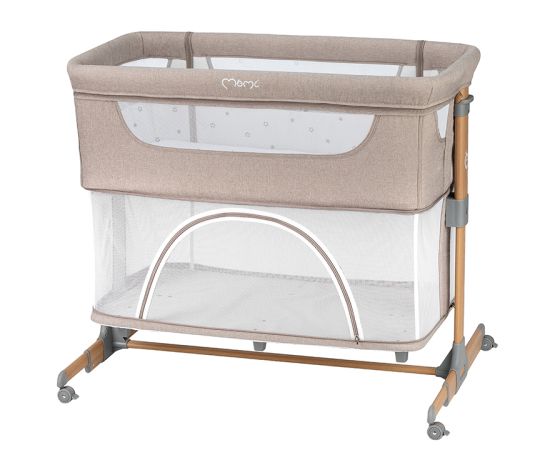 Co-sleeper MoMi, Smart Bed 4 in 1 Beige, Culoare: Crem