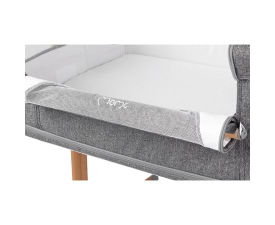 Co-sleeper Momi, Smart Bed 4 in 1 Grey, Culoare: Gri,poza 4