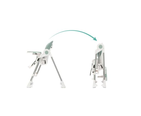 Scaun inalt pentru masa, leagan muzical, Henry menta Fillikid, Culoare: Turquoise,poza 9