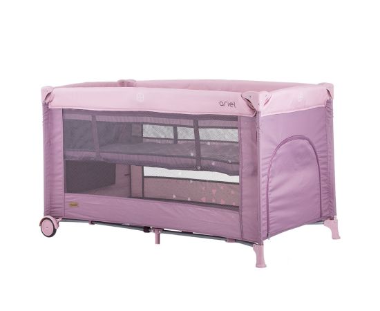 Patut pliabil Chipolino Ariel lilac, Culoare: Mov, Dimensiuni: 120x60