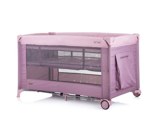 Patut pliabil Chipolino Ariel lilac, Culoare: Mov, Dimensiuni: 120x60,poza 3