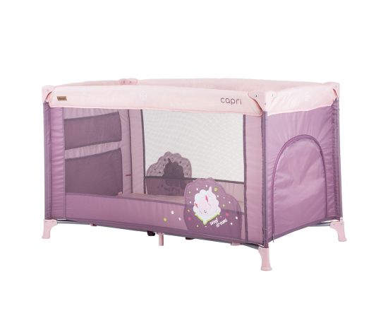 Patut pliabil Chipolino Capri lilac, Culoare: Mov, Dimensiuni: 120x60