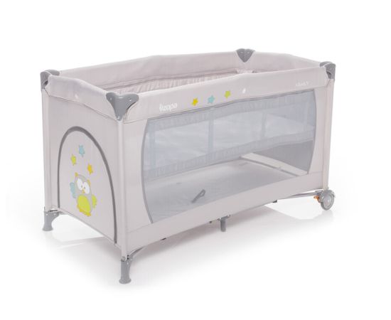 Patut pliant 2 nivele ZOPA Nanny Griffin Grey, Culoare: Gri