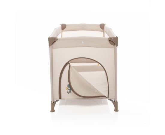 Patut pliant 1 nivel ZOPA Caravan Baby Beige, Culoare: Crem, Dimensiuni: 120x60,poza 3