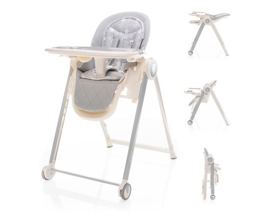 Scaun de masa ZOPA Space Ice Grey, Culoare: Gri,poza 6