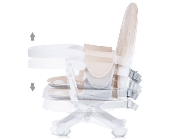 Inaltator scaun de masa Chipolino Lollipop humus, Culoare: Crem,poza 5