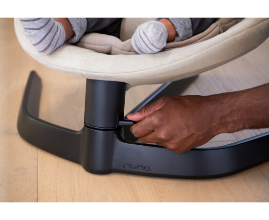 Sezlong Nuna Leaf Hazelwood, Culoare: Crem,poza 10
