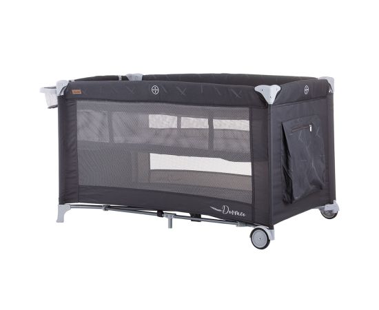 Patut pliabil Chipolino Dorme anthracite, Culoare: Negru,poza 2