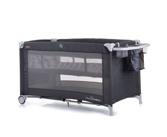Patut pliabil Chipolino Dorme anthracite, Culoare: Negru,poza 3
