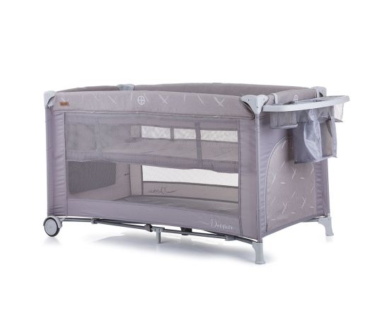 Patut pliabil Chipolino Dorme platinum, Culoare: Gri,poza 3