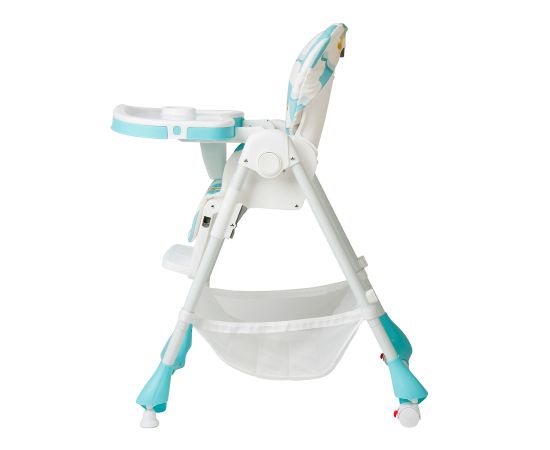 Scaun de masa Juju Eat&Joy, Happy Birds, Culoare: Turquoise,poza 2