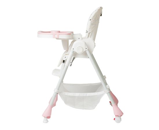 Scaun de masa Juju Eat&Joy, Pink Stars, Culoare: Roz,poza 4